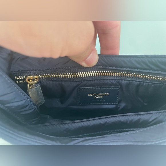 Saint Laurent NEW YSL with tags Navy Blue and Red Econyl Nylon Le 5 A 7 Hobo - Picture 12 of 14